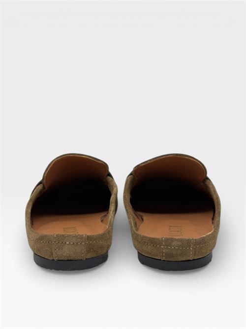 Sabot Mocassino in Camoscio IL LACCIO | 5312VELOURTAUPE